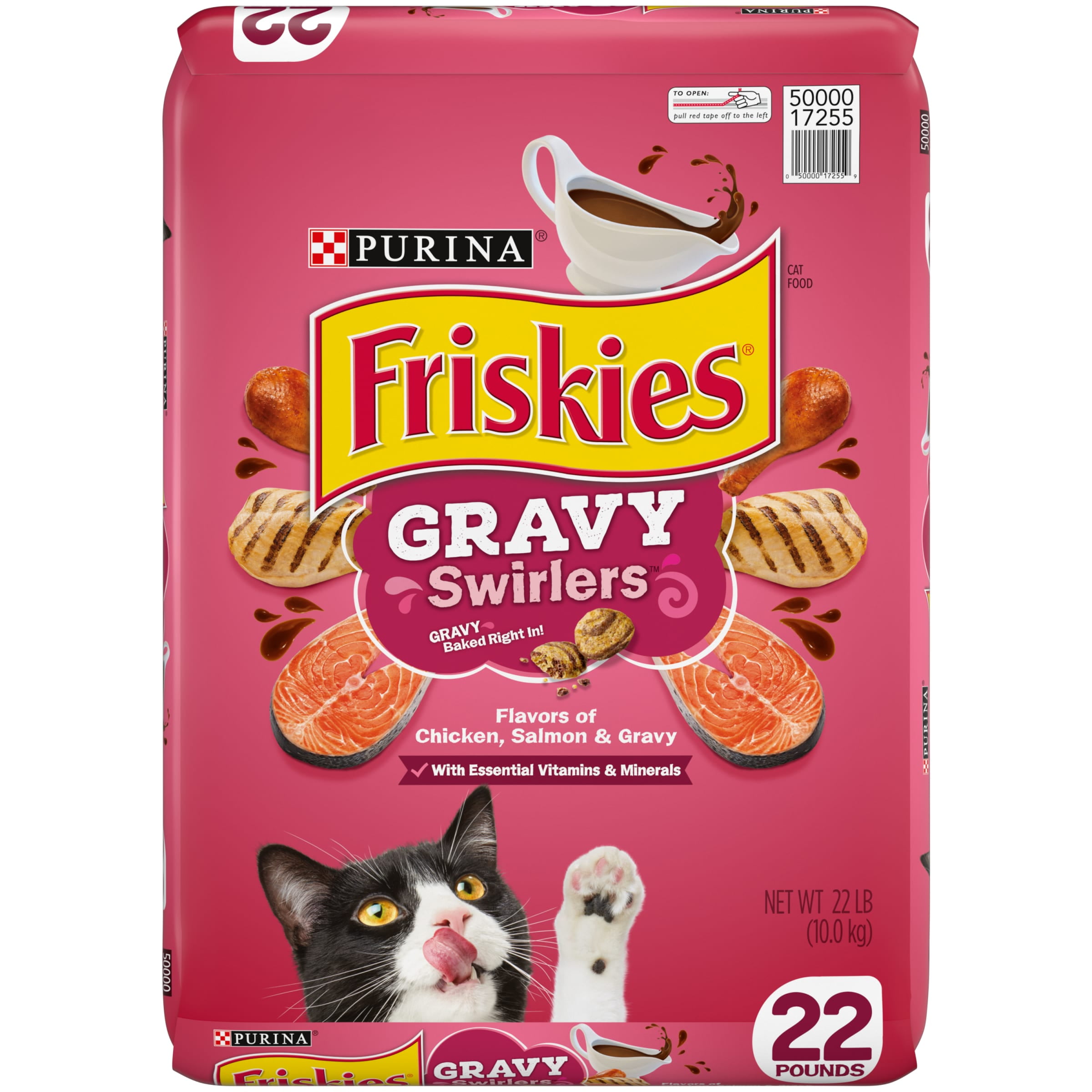 Friskies Gravy Swirlers Dry Cat Food