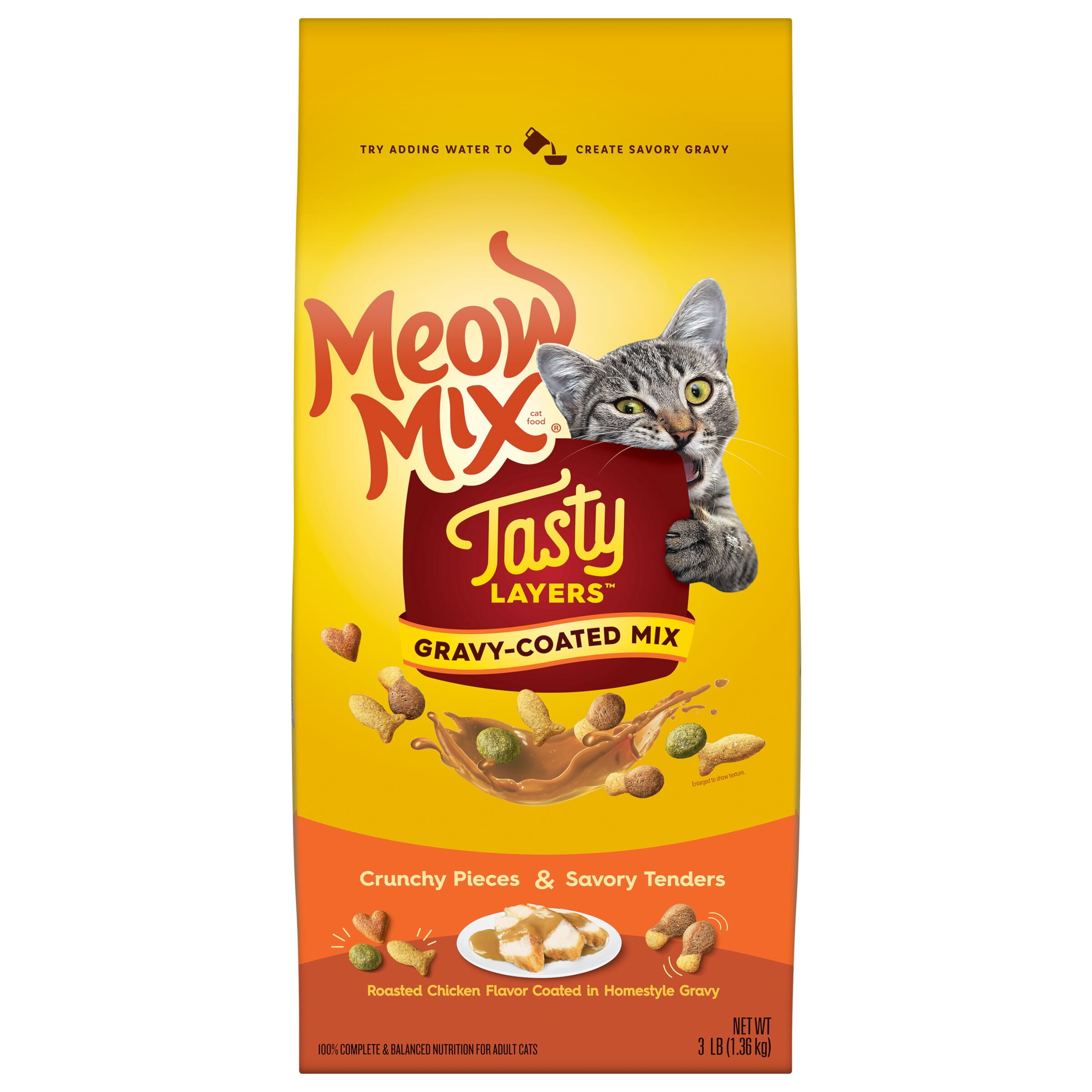 Meow Mix Tasty Layers Dry Cat Food